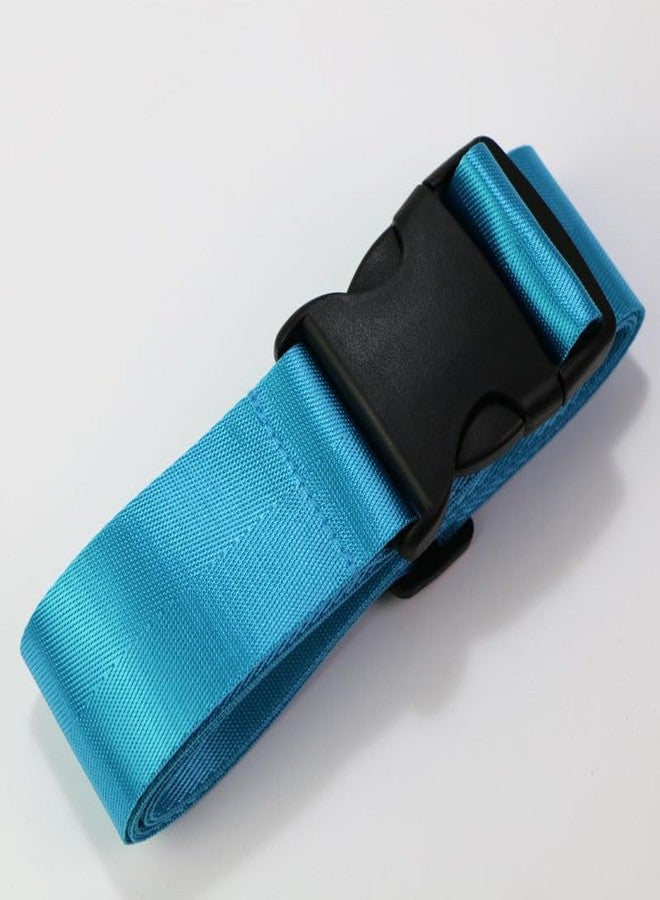 BASRI Luggage Belts for Travelling Bags and Trolleys, 2 inch Wide, Assorted Colours (Turquoise, 4 Pack) - Image 2